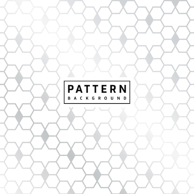 Elegant Hexagonal Tiled Pattern with Subtle Shading | Jiffy Designs