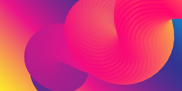 Vibrant Swirling Shapes in Captivating Gradient | Jiffy Designs