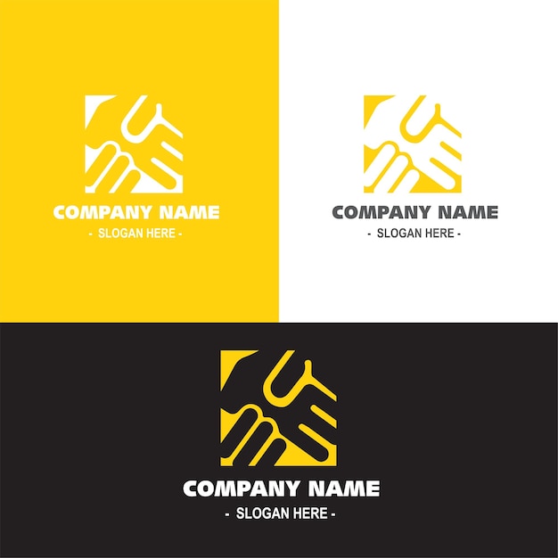 Sleek and Modern Corporate Logo with Stylized Initials | Jiffy Designs