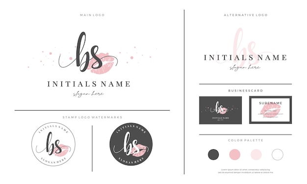 Elegant Monogram Logo and Branding Identity Design | Jiffy Designs