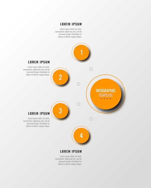 Vibrant Circular Infographic with Numbered Sections | Jiffy Designs