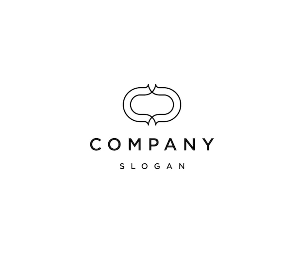 Simple and Elegant Monogram Logo with Flowing Curves | Jiffy Designs