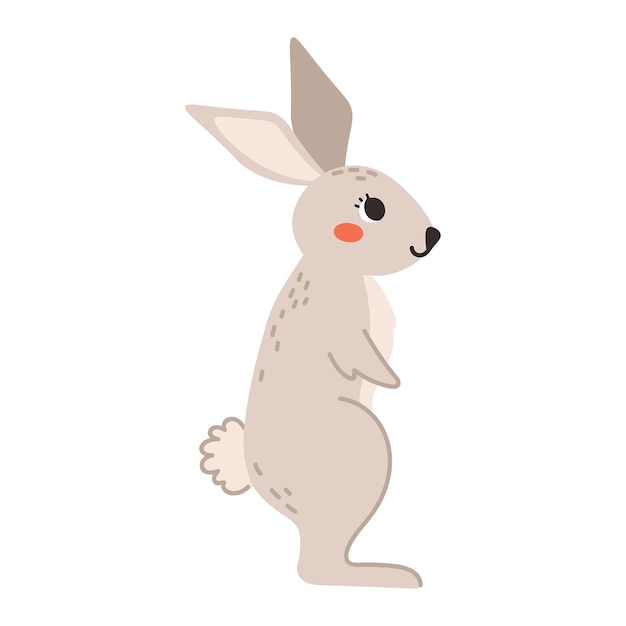 Adorable Spotted Rabbit Illustration | Jiffy Designs