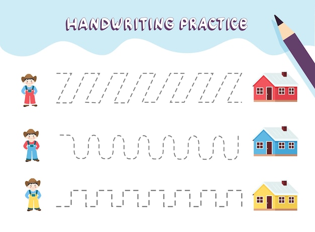 Engaging Handwriting Practice with Playful Illustrations | Jiffy Designs