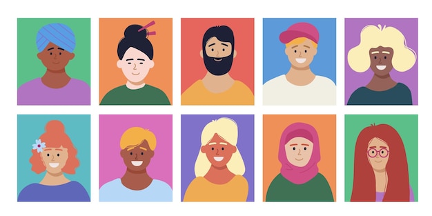 Diverse Portraits: A Vibrant Celebration of Unique Identities | Jiffy ...