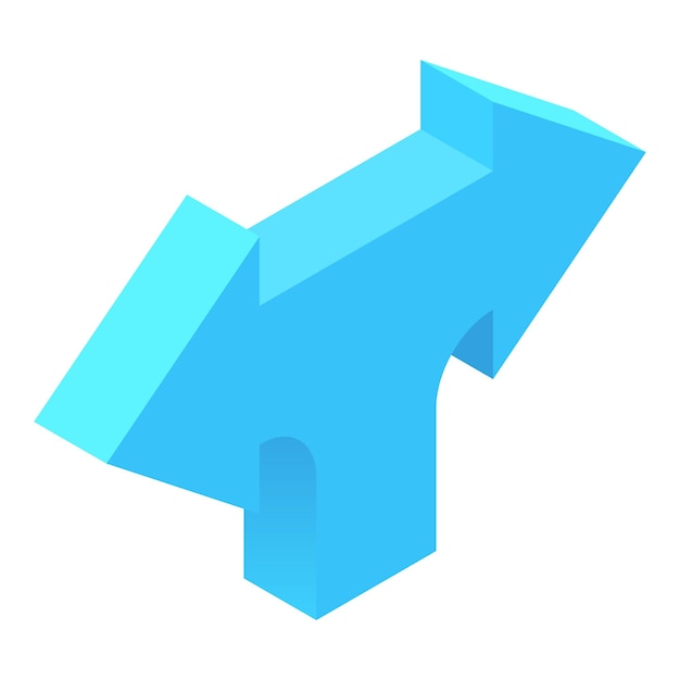 Blue 3D Arrow Pointing Upward on a White Background | Jiffy Designs