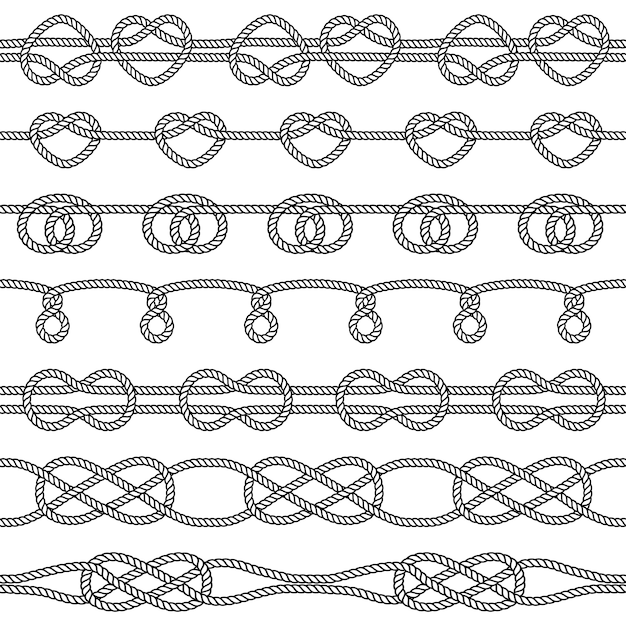 Elegant Collection of Intricate Rope and Knot Patterns | Jiffy Designs