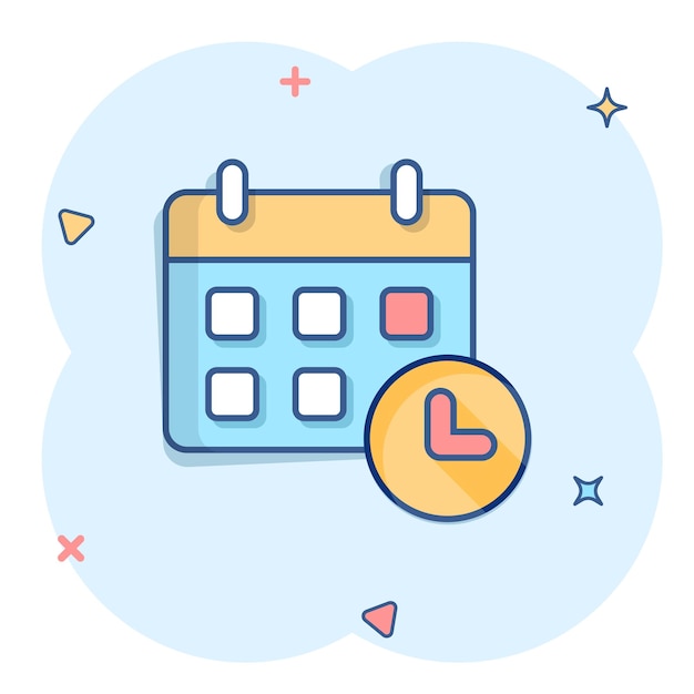 Vibrant Calendar Icon with Minimalist Design | Jiffy Designs
