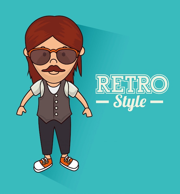 Retro-Inspired Character with Stylish Flair | Jiffy Designs