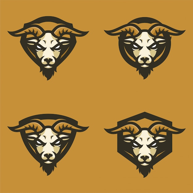 Captivating Collection of Fierce Goat Mascot Emblems | Jiffy Designs