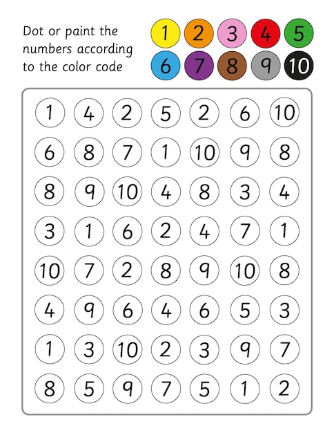 Vibrant Numbered Grid: Versatile Design Template | Jiffy Designs