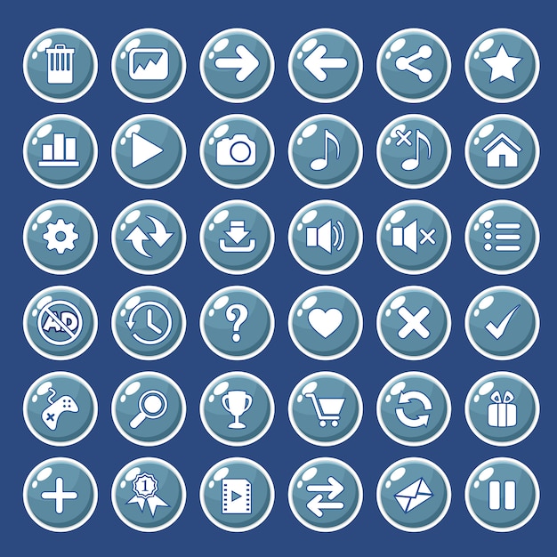 Diverse Collection of Versatile Vector Icons for Multimedia ...