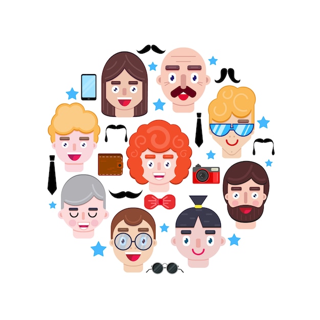 Diverse Collection of Vibrant and Expressive Character Avatars | Jiffy ...