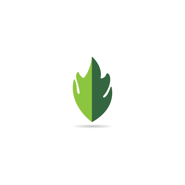 Vibrant Leaf Icon: Nature's Refreshing Symbol | Jiffy Designs