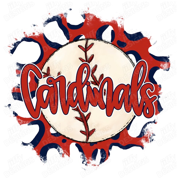 'Cardinals' Emblazoned on Vibrant Baseball-Inspired Burst of Team ...
