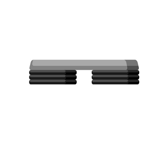 Step For Aerobics Training. Step Fitness Vector Illustration | Jiffy ...
