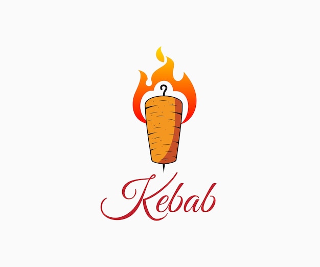 Flaming Kebab Icon: A Delectable Culinary Symbol | Jiffy Designs