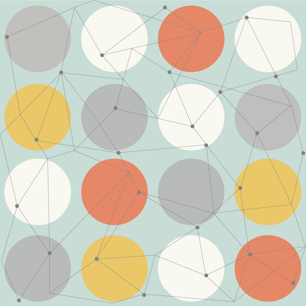 Geometric Circle Patterns in Muted Hues - A Versatile Collection ...