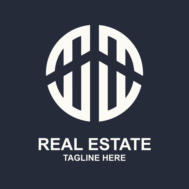Elegant Monogram Design for Real Estate Branding | Jiffy Designs