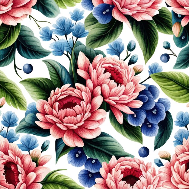 Vibrant Floral Tapestry of Blooming Peonies and Greenery | Jiffy Designs