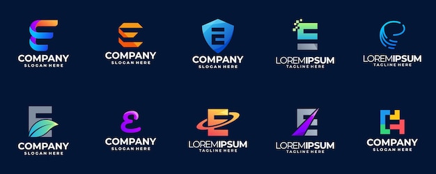 Vibrant Geometric Shapes: A Captivating Collection of Company Logos ...