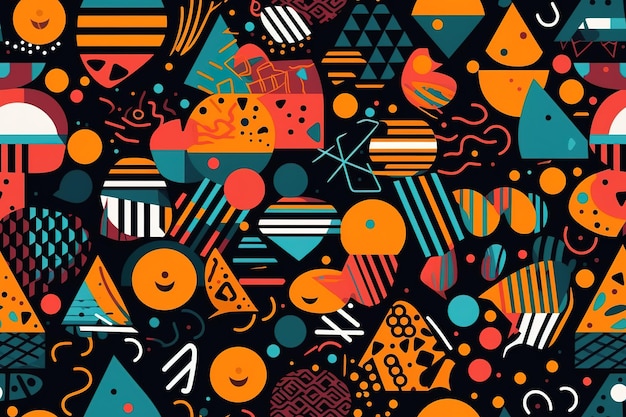 Vibrant Abstract Geometric Shapes and Patterns | Jiffy Designs