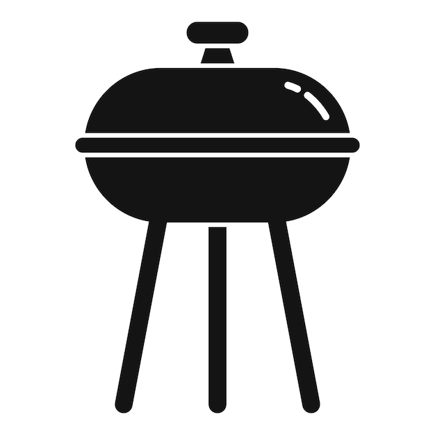 Sleek and Versatile Outdoor Grill Icon | Jiffy Designs