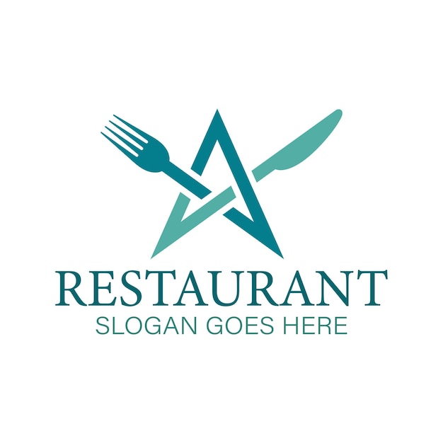 Elegant Dining Emblem with Utensil Silhouettes | Jiffy Designs