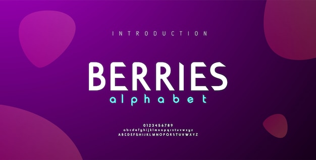 Vibrant Berry-Inspired Alphabet Design with Playful Shapes | Jiffy Designs