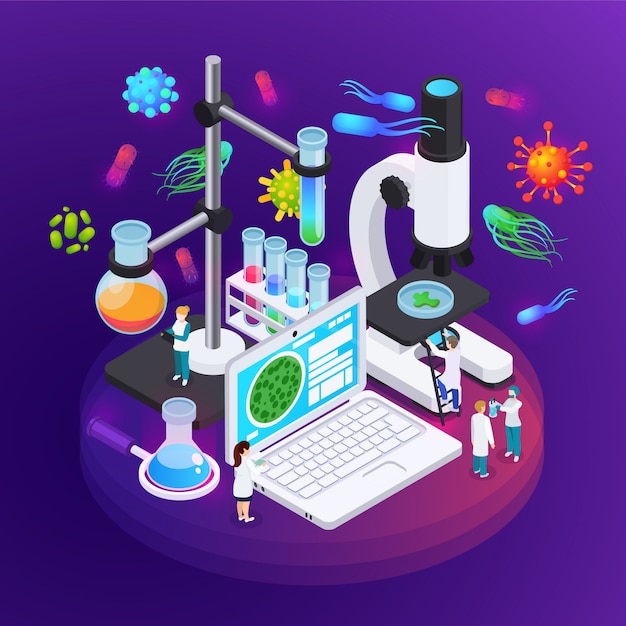 Vibrant Scientific Exploration: A Digital Laboratory Showcase | Jiffy ...