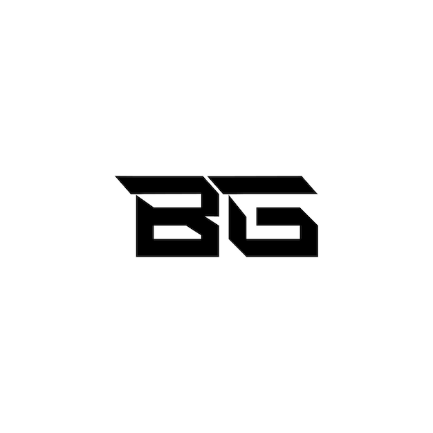 Sleek and Striking BG Monogram Design | Jiffy Designs