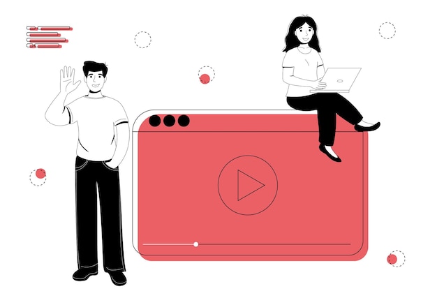 People Interacting with Multimedia Player on Screen | Jiffy Designs