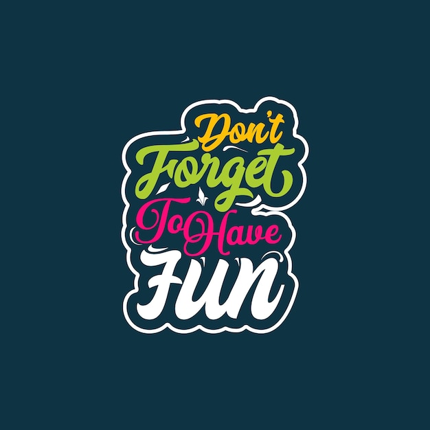 Vibrant Retro-Inspired Lettering with Uplifting Message | Jiffy Designs