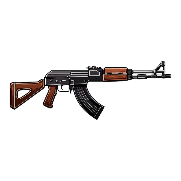 Iconic Assault Rifle: Sleek Design and Powerful Presence | Jiffy Designs