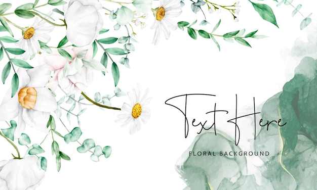 Delicate Floral Arrangement with Handwritten Text | Jiffy Designs
