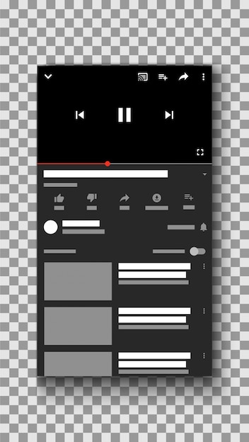 Sleek and Minimalist Media Player Interface | Jiffy Designs