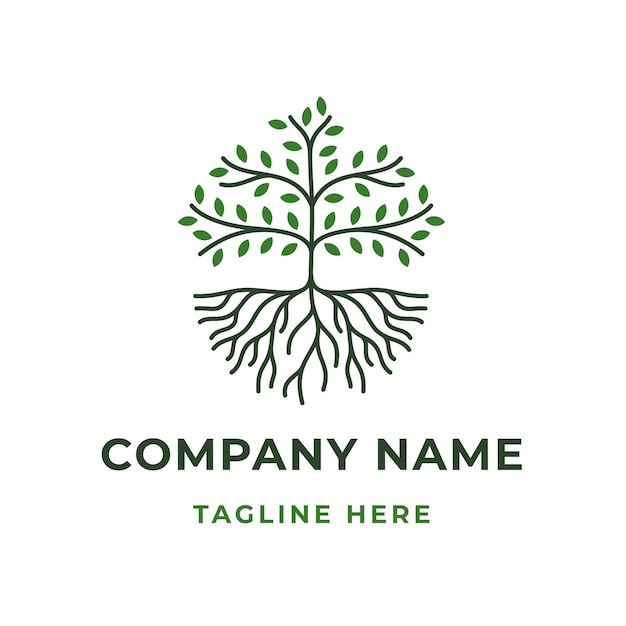 Flourishing Tree with Vibrant Foliage and Deep Roots | Jiffy Designs