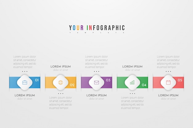 Vibrant Infographic Design with Colorful Shapes and Text | Jiffy Designs