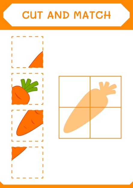 Vibrant Vegetable Matching Game for Kids | Jiffy Designs