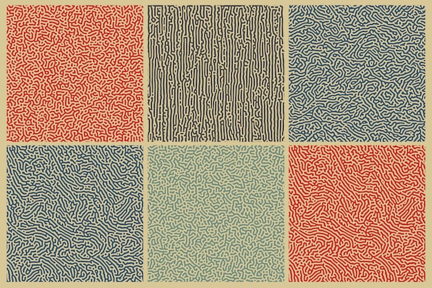 Vibrant Abstract Patterns in Earthy Tones and Textures | Jiffy Designs