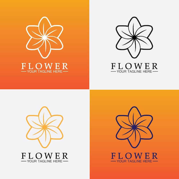 Vibrant Floral Emblem Collection with Gradient Backgrounds | Jiffy Designs