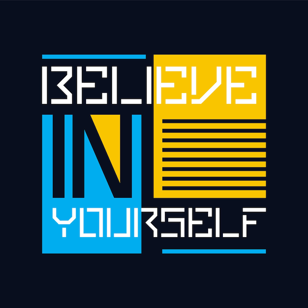 Vibrant Geometric Typography Composition with Bold Colors | Jiffy Designs