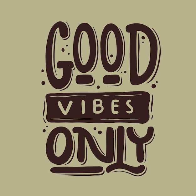 Retro-Inspired Typography Celebrating Positive Vibes and Optimism ...