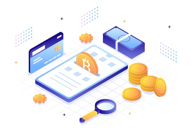 Vibrant Digital Wallet with Cryptocurrency and Payment Options | Jiffy ...