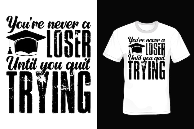 Motivating Slogan with Graduation Cap Graphic | Jiffy Designs