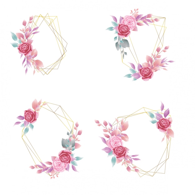 Delicate Floral Wreaths with Pink Roses and Wildflowers | Jiffy Designs