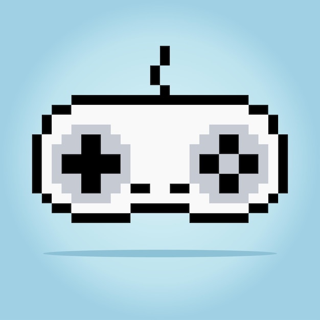 Retro Video Game Controller in Pixel Art Style | Jiffy Designs