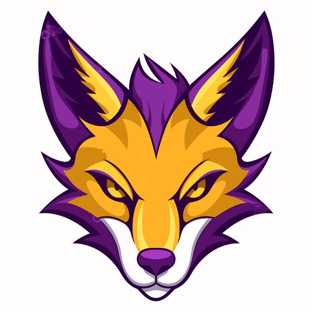 Fierce and Vibrant Fox Mascot Emblem | Jiffy Designs