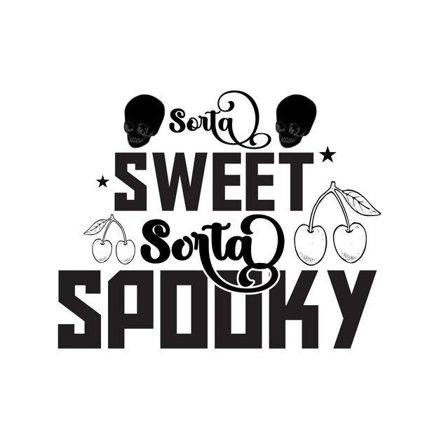 Whimsical Lettering with Playful Skulls and Cherries | Jiffy Designs