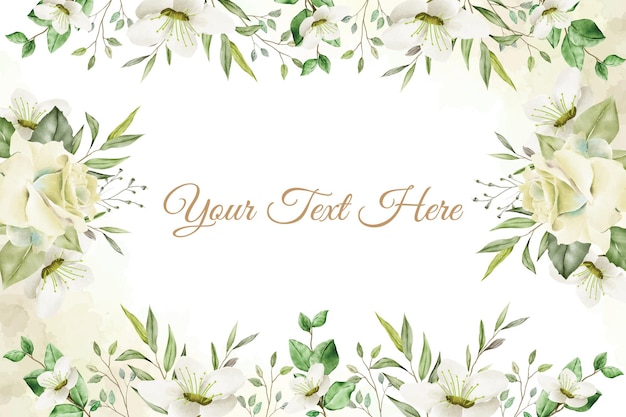 Elegant Floral Frame with Customizable Text | Jiffy Designs